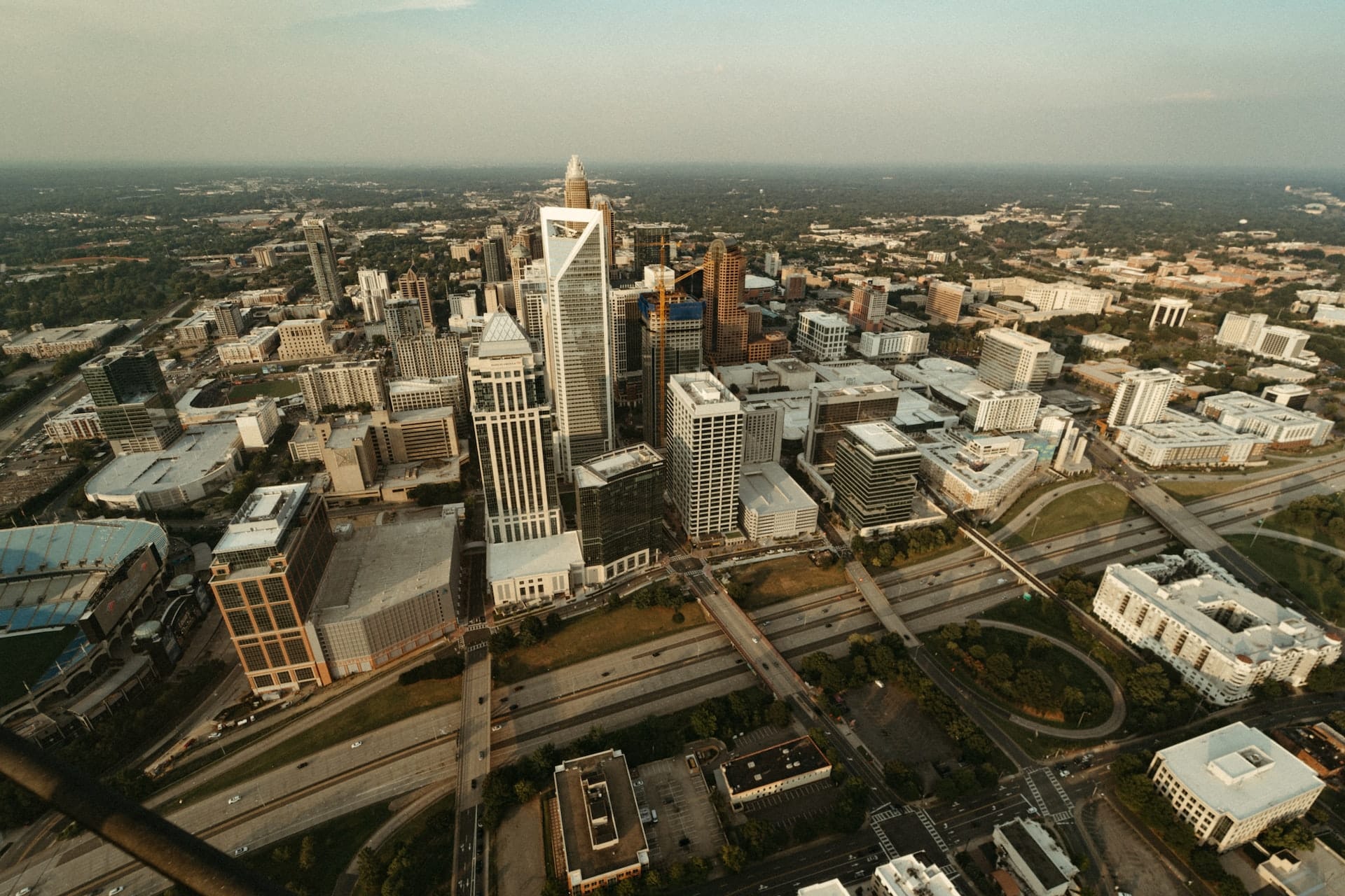 Charlotte, NC City Skyline - Charlotte Pride Carolina Panthers T