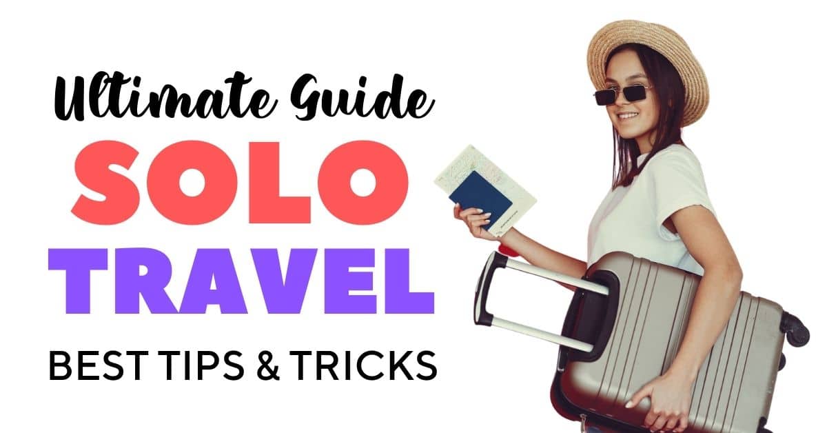 Solo Travel guide Airport suitcase