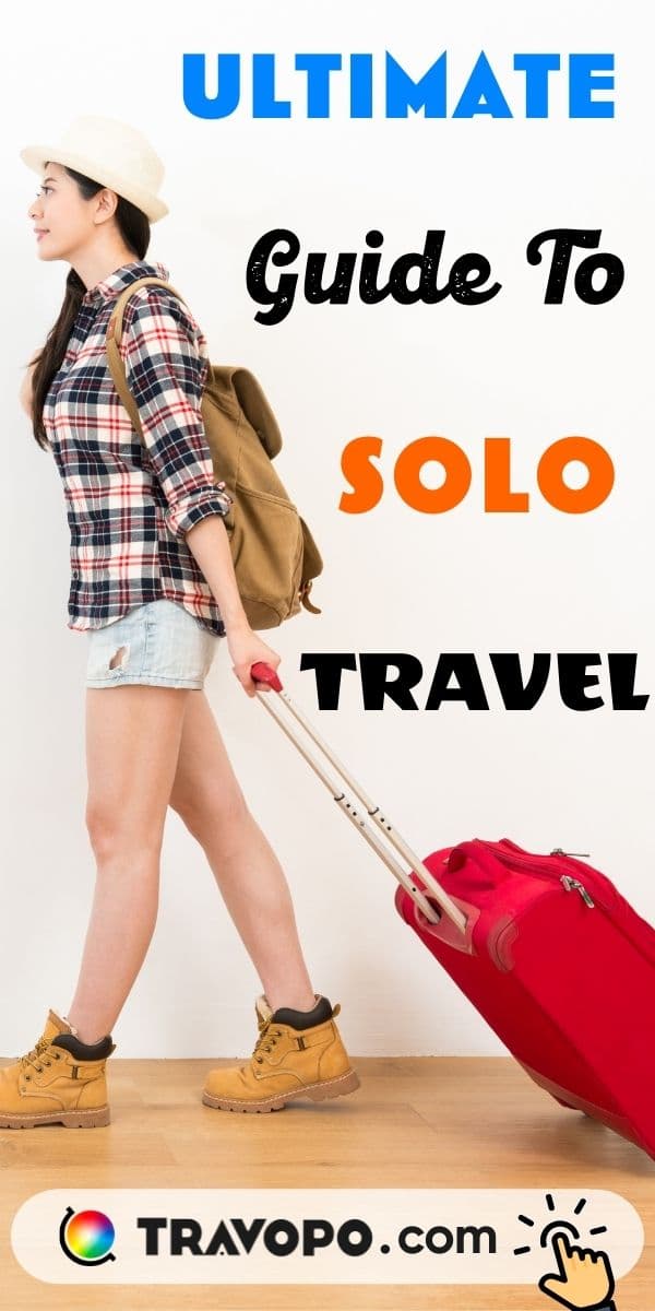 Solo Travel guide Female ready for the trip