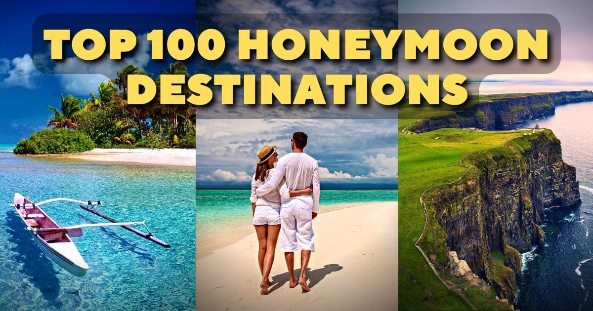 Top Honeymoon Destinations Couple Tropical island