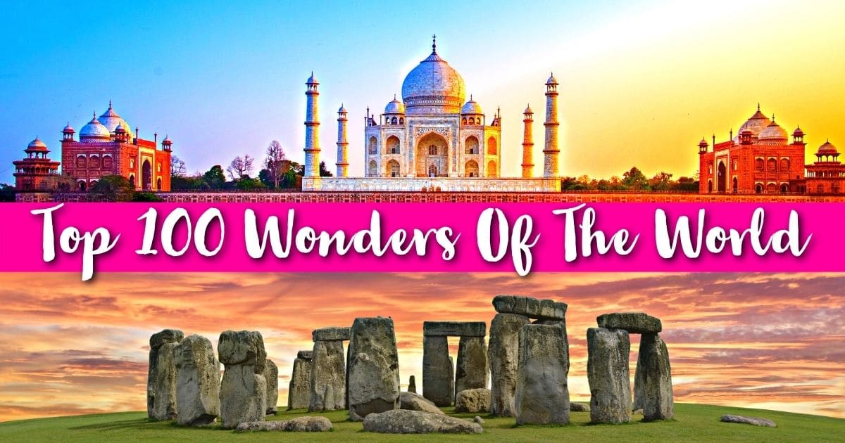 Top Wonders Of The World Taj Mahal Stonehenge